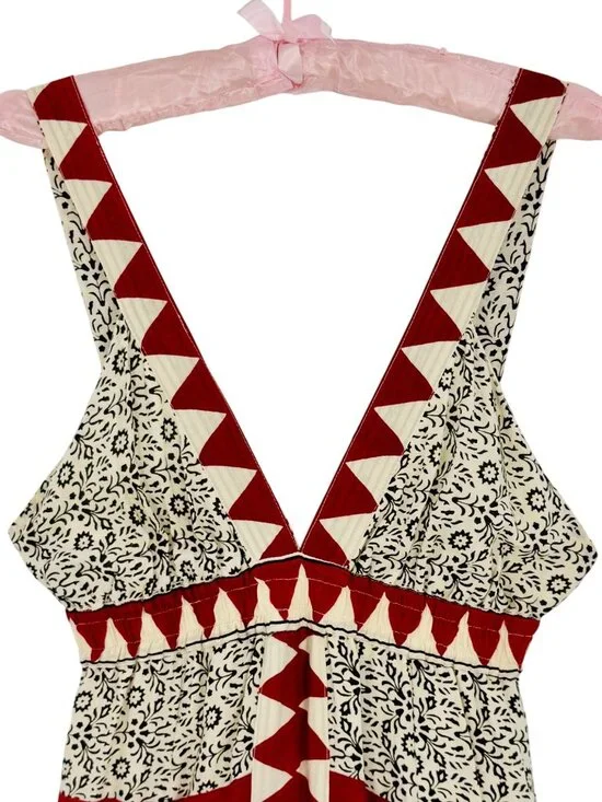 NWOT RARE Jen’s Pirate Booty Paisley Deep V Maxi Dress | Boho Southwestern Indie - Picture 4 of 16